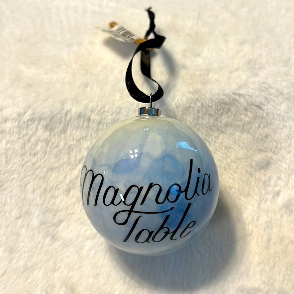 🌻Magnolia Table Decoupage Christmas Ornament